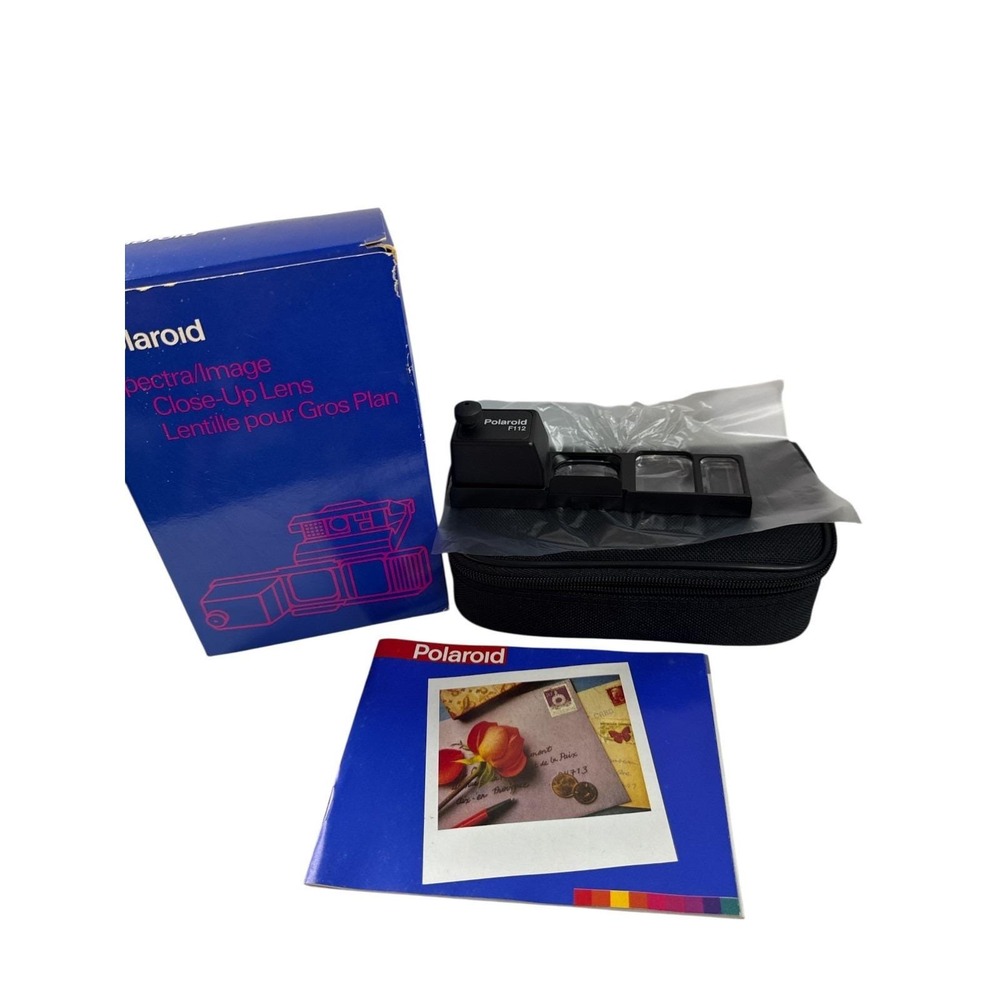 Polaroid F112 Spectra/Image Close Up Lens with Case & Original Box